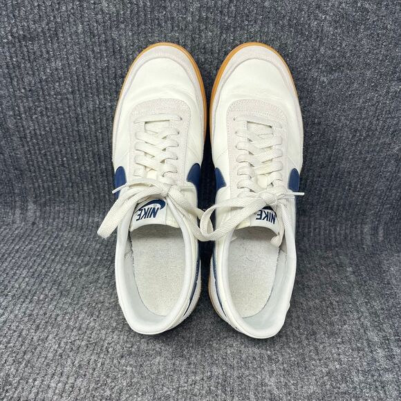 Nike Killshot 2 Leather Midnight Navy Beige Gum Shoes Mens Size 10.5 432997-107 - Picture 7 of 8